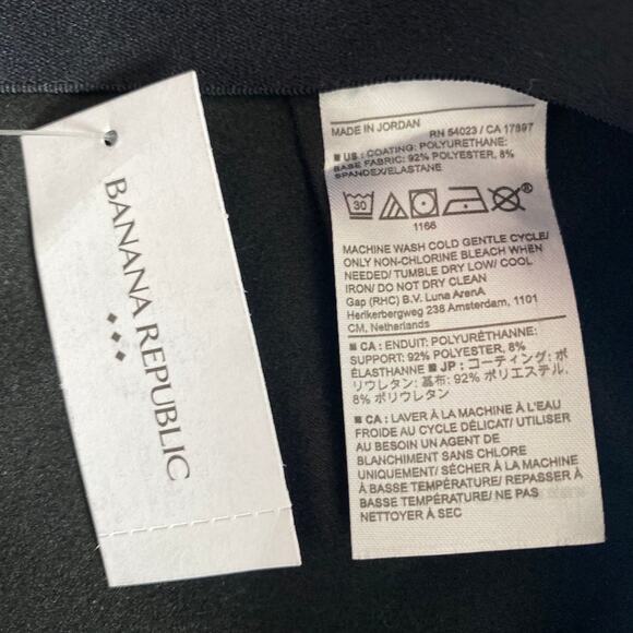 NWT Banana Republic VEGAN LEATHER LEGGING in black size medium - Picture 12 of 12